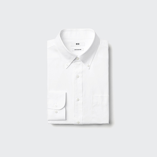 슈퍼논아이론셔츠(긴팔·버튼다운칼라)