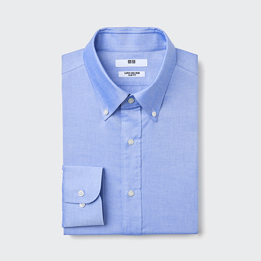 Super Non-Iron Slim Fit Shirt (Button Down Collar)