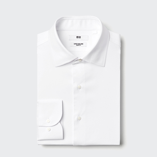 Super Non-Iron Slim Fit Shirt (Semi-Cutaway Collar)
