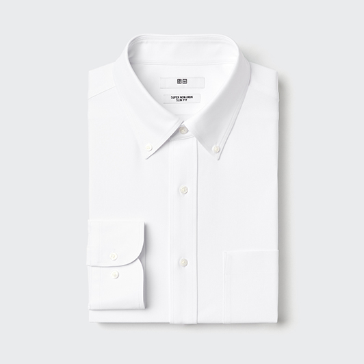 Super Non Iron Jersey Slim Fit Long Sleeve Shirt