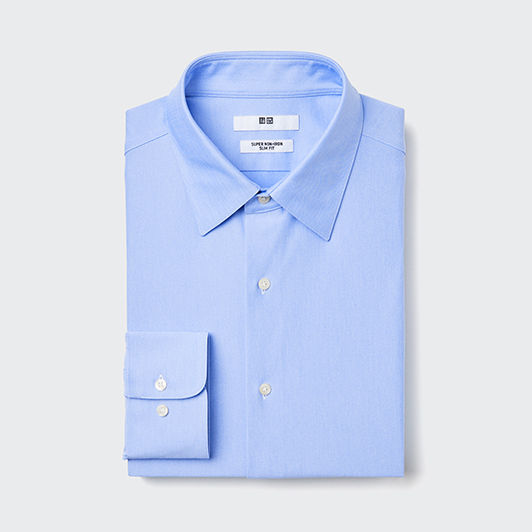 Super Non-Iron Jersey Slim Fit Shirt (Regular Collar)