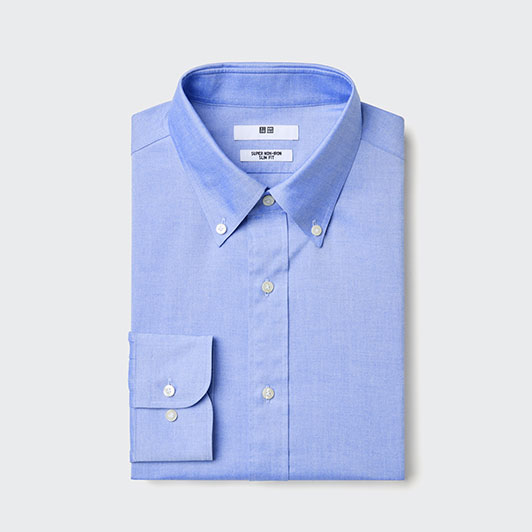 Super Non-Iron Slim Shirt | Button Down Collar