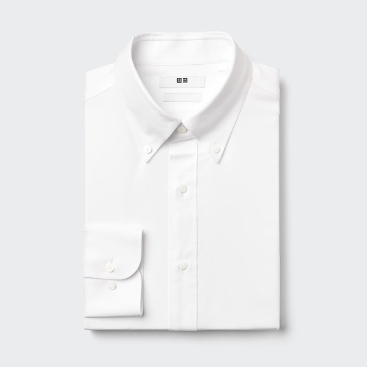 Super Non-Iron Slim Fit Long Sleeve Shirt | Button Down Collar