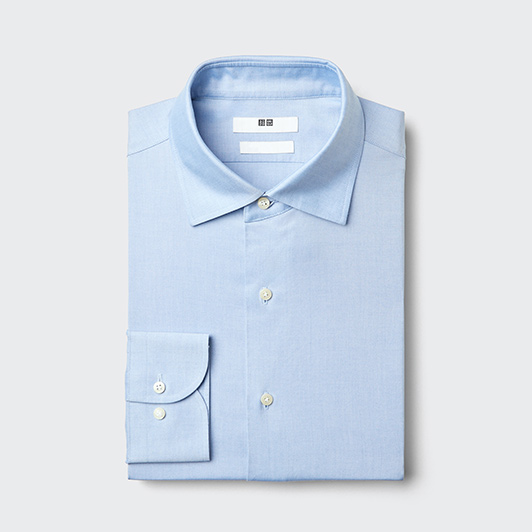 Super Non-Iron Slim Fit Long Sleeve Shirt | Semi-Wide Collar
