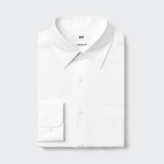 Super Non Iron Slim Fit Long Sleeve Shirt | Regular Collar