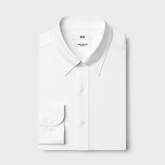 免熨 Slim Fit 恤衫 [長袖]
