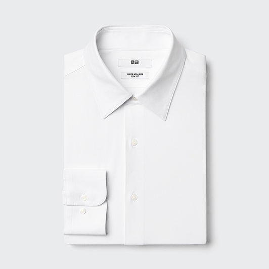 Super Non Iron Jersey Slim Fit Long Sleeve Shirt (Regular)