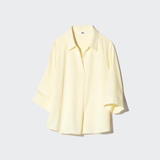 Rayon Skipper Collar Blouse 