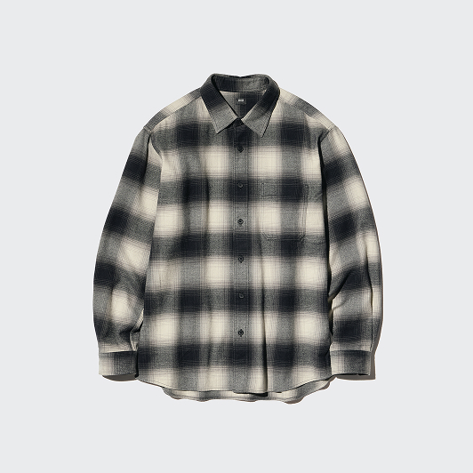Flannel Checked Shirt Long Sleeve