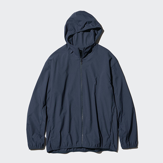 抗 UV 可攜式連帽外套 [3D 剪裁] 