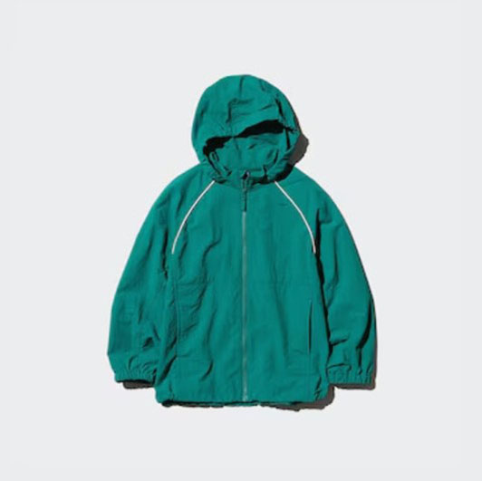 Pocketable UV protection parka