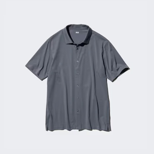 AIRism Cotton Full Open Polo Shirt | Short Sleeve
