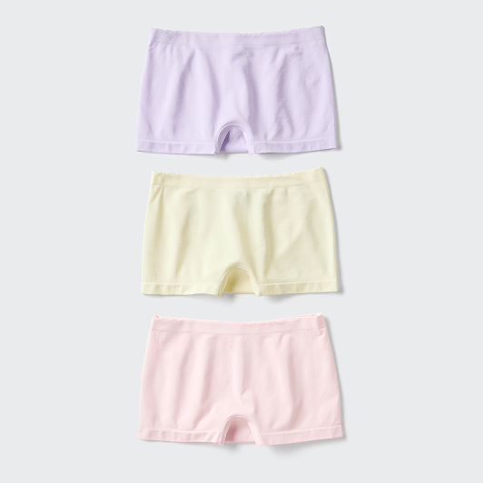 GIRLS AIRism Seamless Shorts 3 Pairs