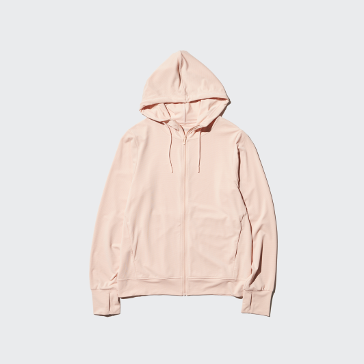 AIRism UV Protection Mesh Full-Zip Hoodie｜UNIQLO Masterpiece