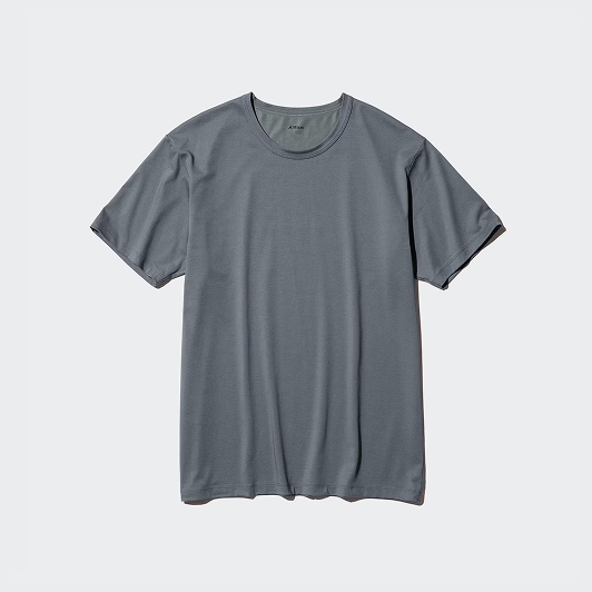 AIRism Cotton Crew Neck Short Sleeve T-Shirt