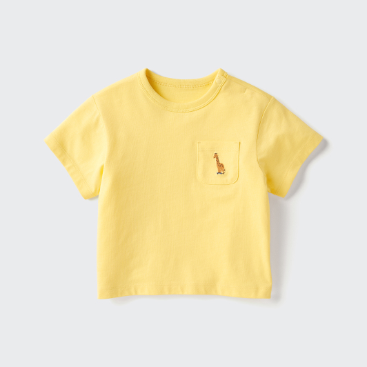 BABY Toddler AIRism Cotton Crew Neck T-Shirt