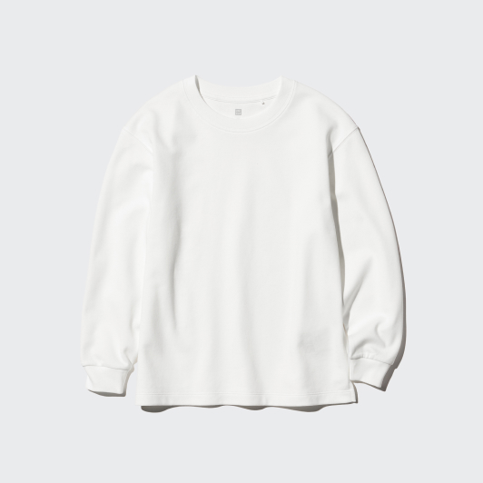 KIDS AIRism Cotton Crew Neck T-shirt | Long Sleeve