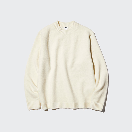 Souffle Yarn Crew Neck Sweater