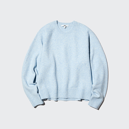 Souffle Yarn Crew Neck Sweater