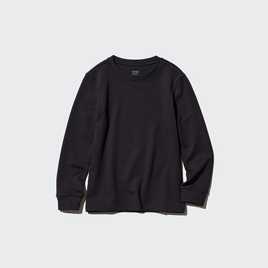 HEATTECH EXTRA WARM COTTON CREW NECK LONG-SLEEVE T-SHIRT