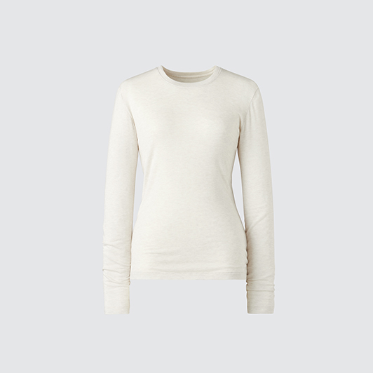 HEATTECH Extra Warm Cotton T-Shirt | Scoop Neck