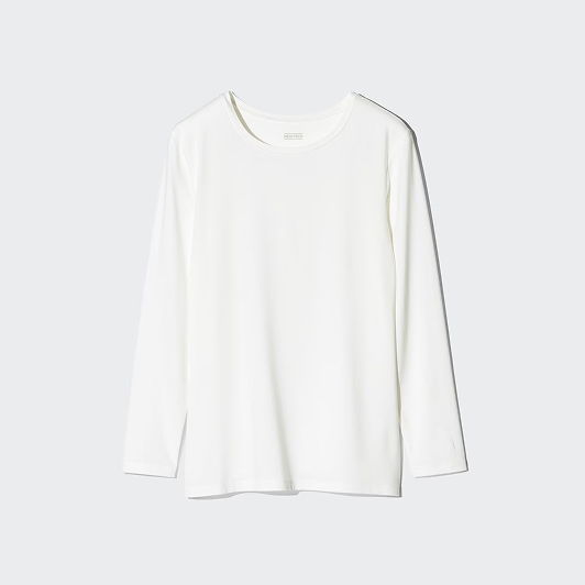 HEATTECH Crew Neck T-Shirt Long Sleeve