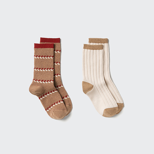 KIDS히트텍삭스2P(페어아일)