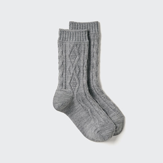 HEATTECH Socks Cable