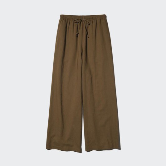 Linen Blend Easy Pants