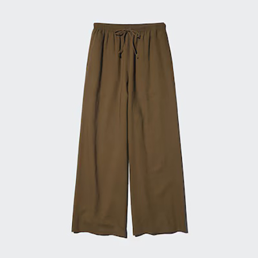 Linen Blend Easy Pants
