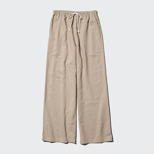 Linen Blend Easy Pants