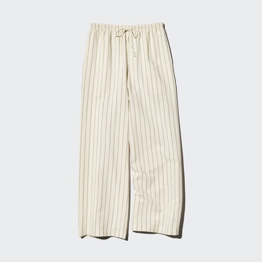 Linen Blend Easy Pants