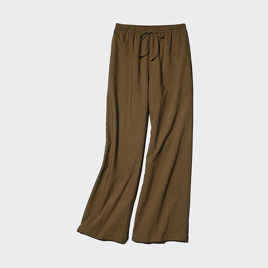 Linen Blend Easy Pants (Longer Length)