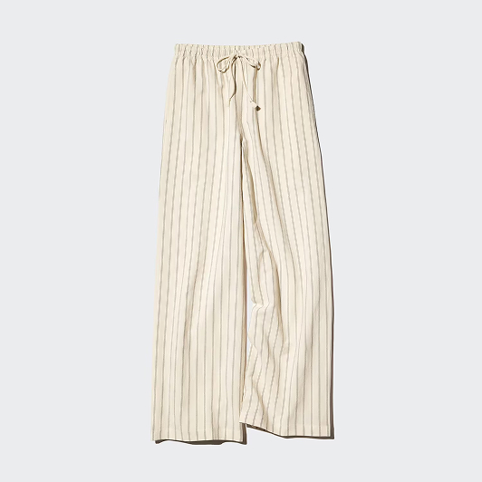Linen Blend Easy Pants (Longer Length)