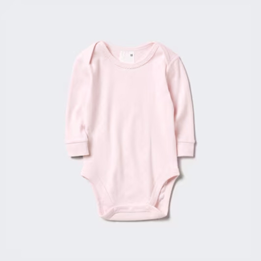 Baby Long Sleeve Bodysuit | Pointelle
