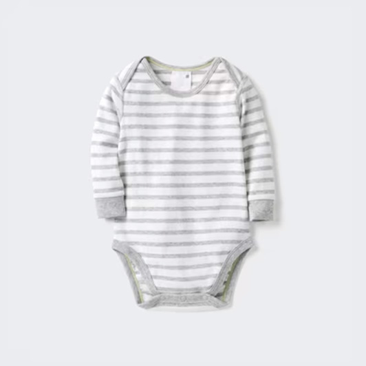 Baby Long Sleeve Bodysuit | Striped