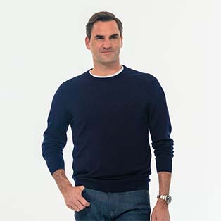 Roger Federer's favorite sweater for every season.