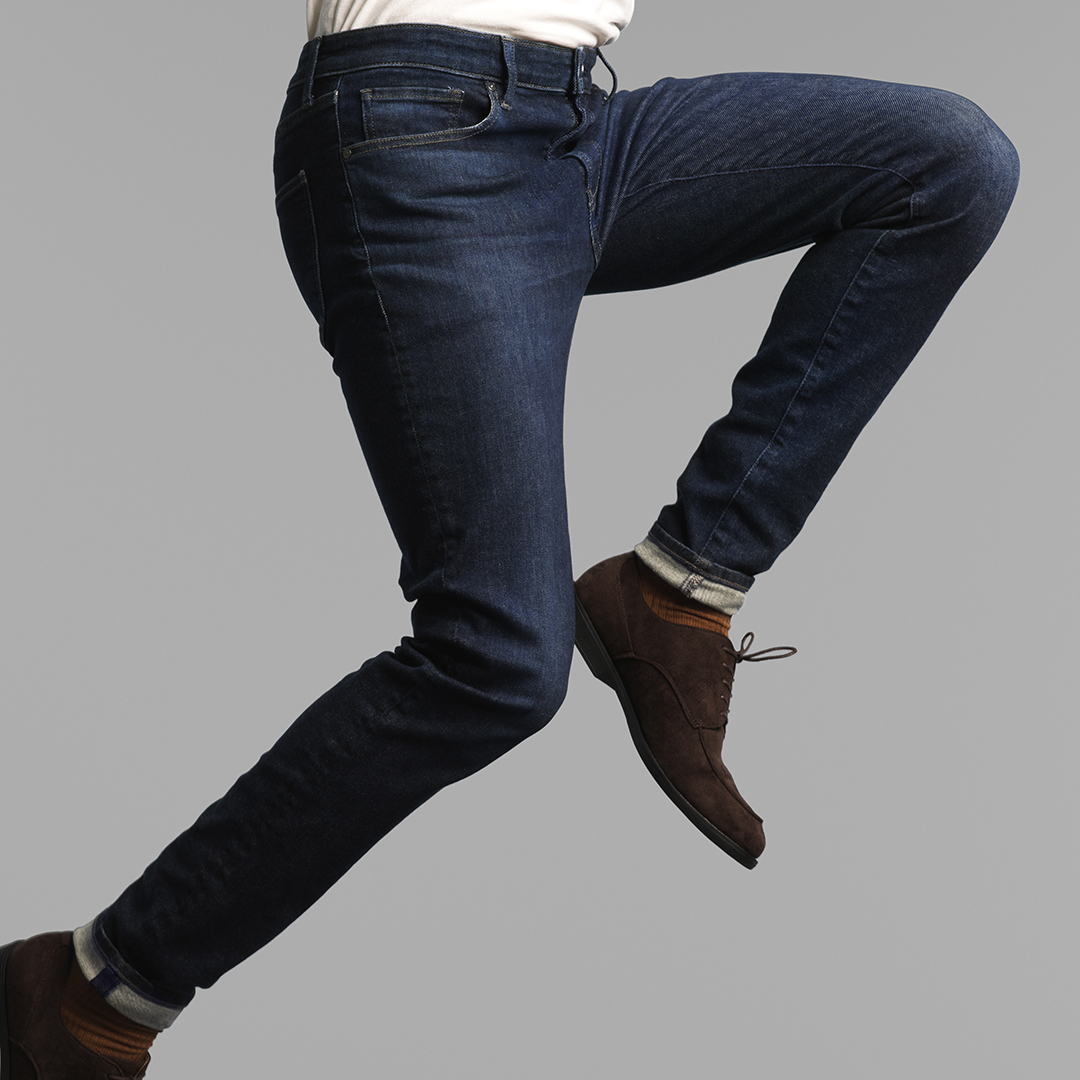 MEN'S STRETCH SELVEDGE SLIM FIT JEANS