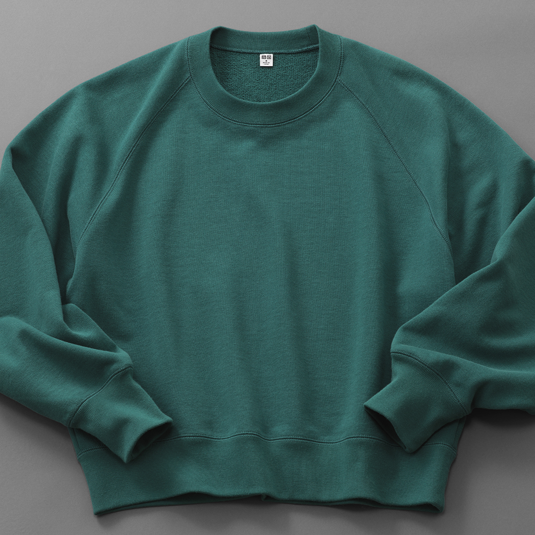 Crew Neck Long-Sleeve Sweatshirt