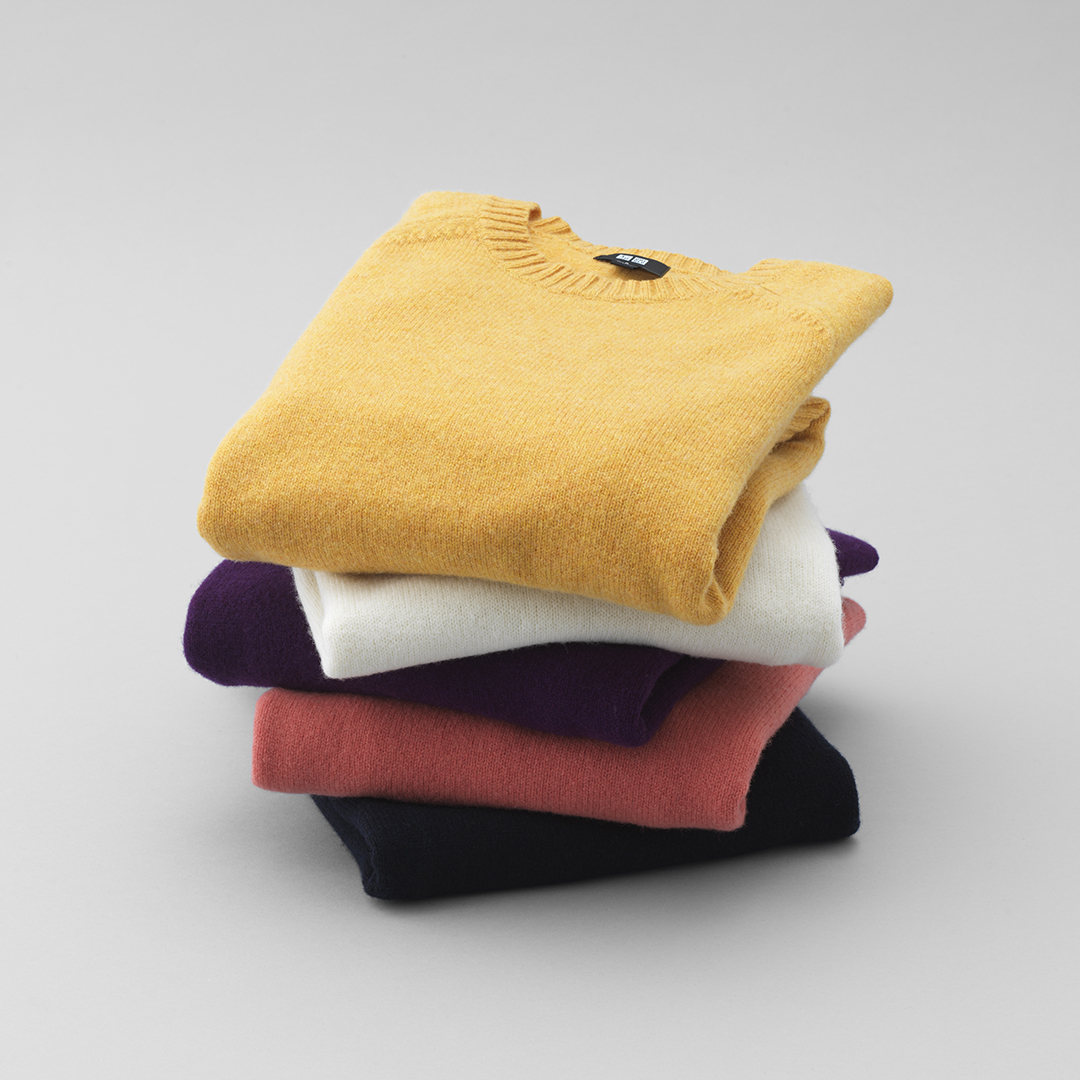 Premium Lambswool Crew Neck Long-Sleeve 