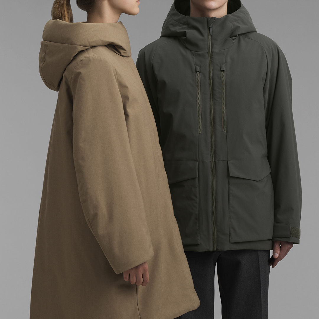 Uniqlo + WOMEN DOUBLE FACE HOODED COAT