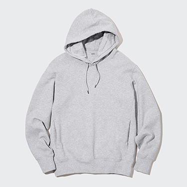 Grey hoodie uniqlo sales