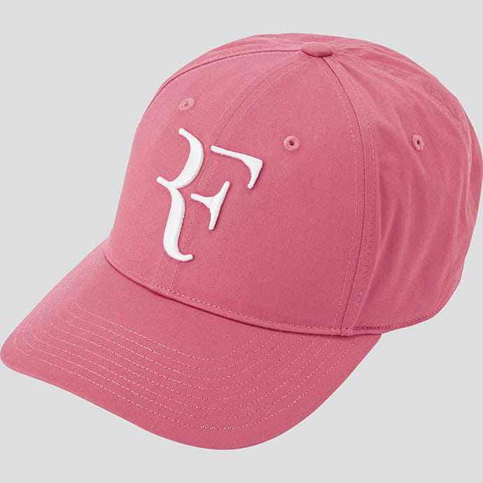 red federer hat