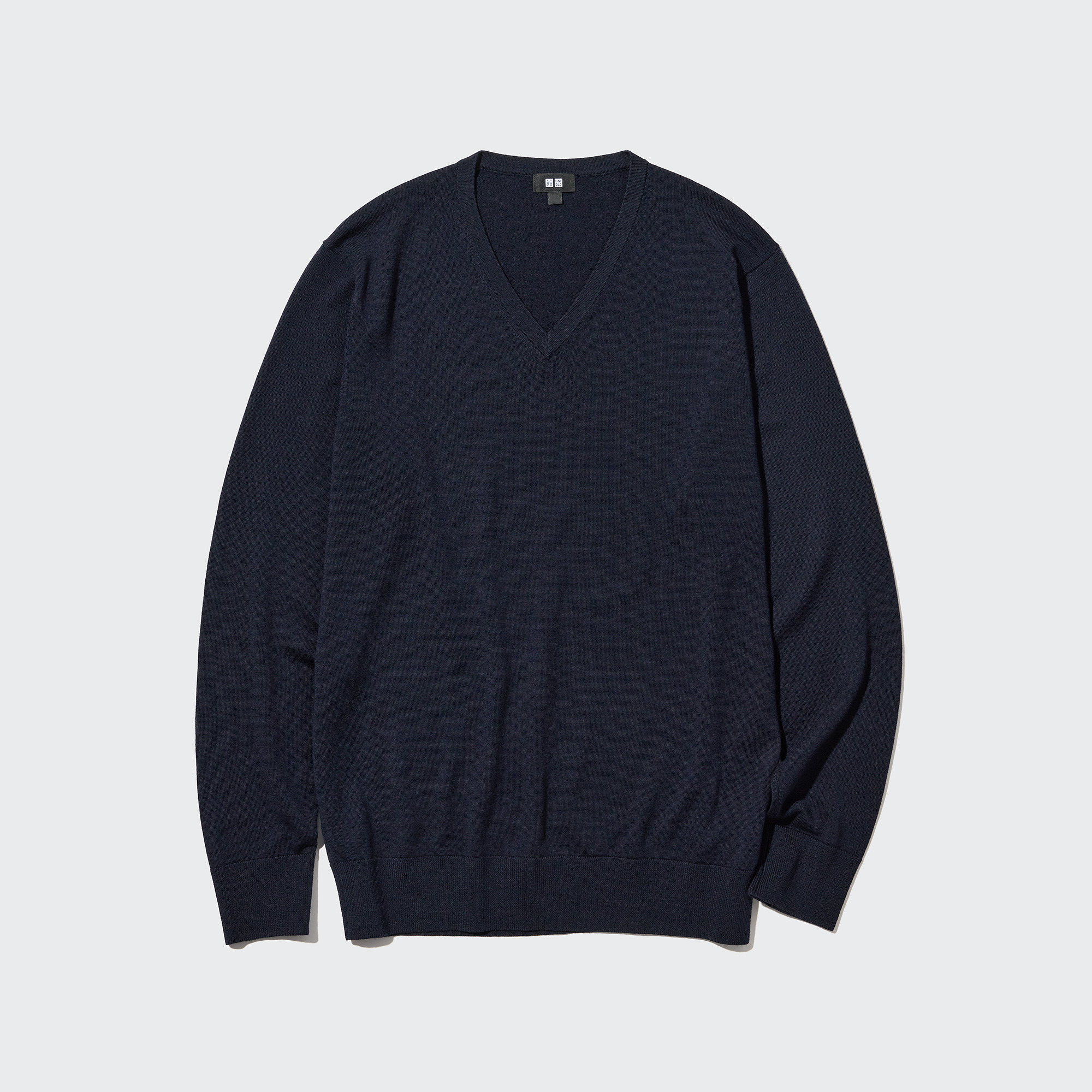 エクストラファインメリノVネックセーター（長袖）