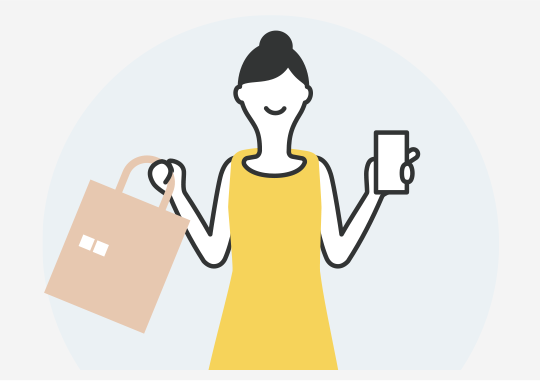 ユニクロのお買い物が完了。