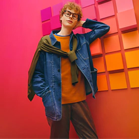 インナーとしても、ファッションピースとして一枚でも着用できる。