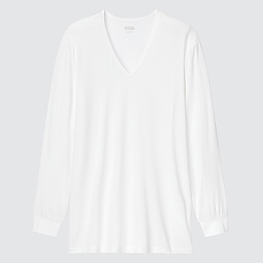 ヒートテックVネックT(9分袖)