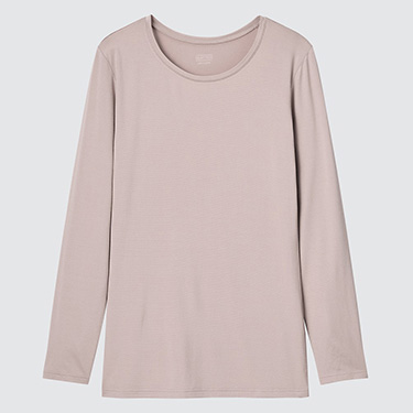 ヒートテッククルーネックTシャツ(長袖)