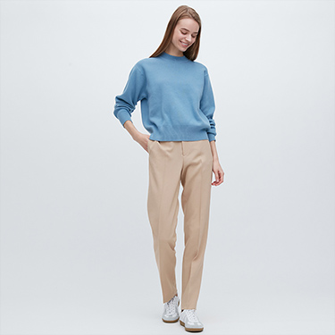 感動パンツ（ストレート・丈長め77cm）セットアップ可能