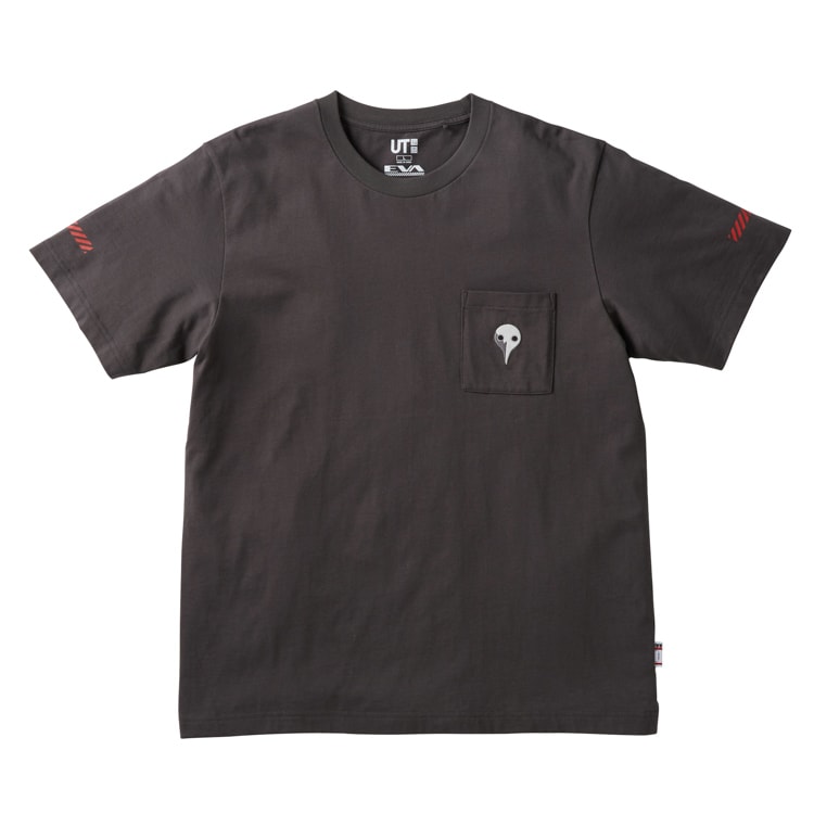UNIQLO EVANGELION EVA Black Short Sleeve T-Shirt - Men's